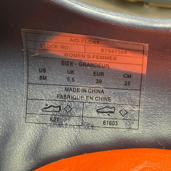 NEW Sperry Shoes Womens 8 blue water strider rubber slip on outdoor kayak boat - Picture 7 of 10